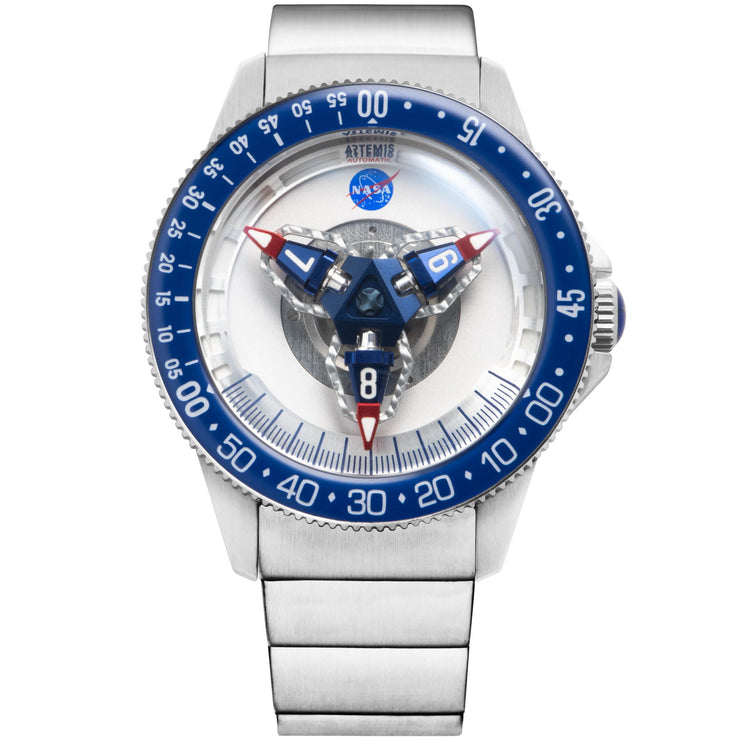 Xeric NASA Artemis Tumbler Automatic Insignia Limited Edition - Watches.com - ATA - 1117 - 01B