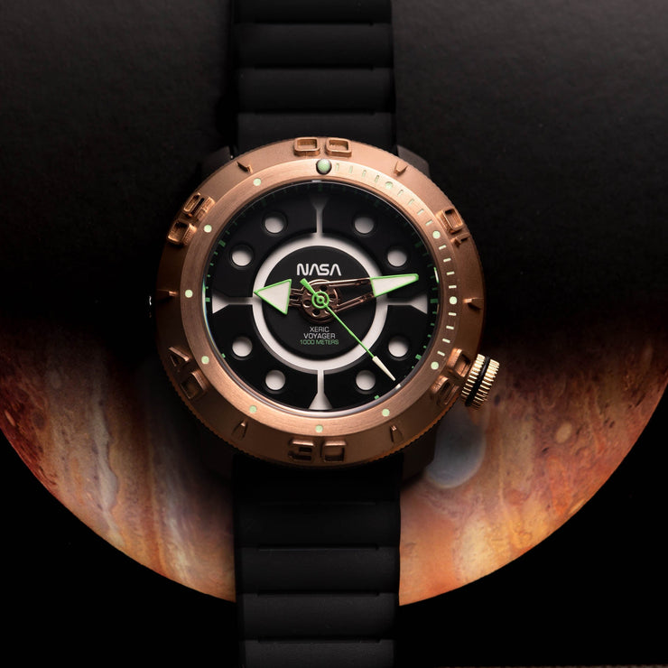 Xeric NASA Voyager Automatic 1000m Diver Callisto - Watches.com - VOY - 2430 - 03R