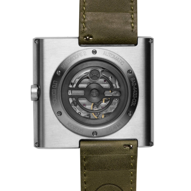 Xeric Soloscope II Automatic Army Steel Limited Edition - Watches.com - SA2 - 1199 - 14L