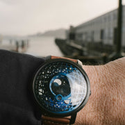 Xeric Trappist - 1 American Moonphase Blue IP - Watches.com - TMP - 3019