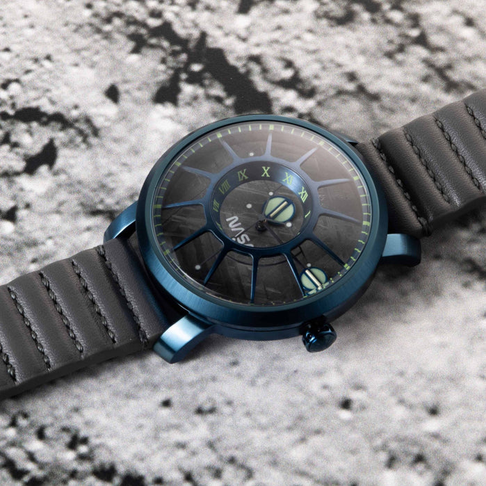 Xeric Trappist-1 Automatic NASA Edition Meteorite Blue Supernova angled shot picture