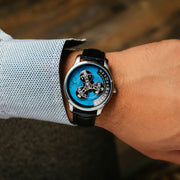 Xeric Triptych Automatic Wandering Hour Stone Edition Turquoise - Watches.com - TWH - 11T3 - 03L