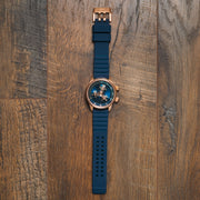 Xeric Vendetta II Automatic Wandering Hour Rose Gold Indigo - Watches.com - V2A - 4479 - 44R