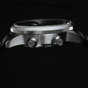 Xeric Vendetta II Automatic Wandering Hour Silver Black - Watches.com - V2A - 1113 - 03R