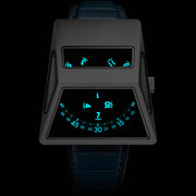 Xeric Vendetta X Wandering Hour Automatic Blue Steel - Watches.com - XVX - 1172 - 07L