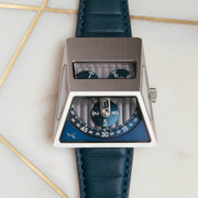 Xeric Vendetta X Wandering Hour Automatic Blue Steel - Watches.com - XVX - 1172 - 07L