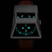 Xeric Vendetta X Wandering Hour Automatic Brown Rosewood - Watches.com - XVX - 1166 - 13L