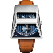 Xeric Vendetta X Wandering Hour Automatic Tan Blue - Watches.com - XVX - 1177 - 12L