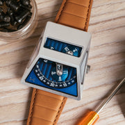 Xeric Vendetta X Wandering Hour Automatic Tan Blue - Watches.com - XVX - 1177 - 12L