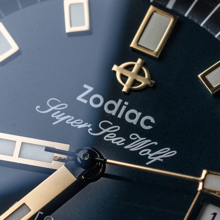 Zodiac Super Sea Wolf Compression Diver Automatic 18K Gold - Plated Limited Edition - Watches.com - ZO9308