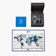 Zodiac x Rowing Blazers ZO9414 Super Sea Wolf GMT Automatic Black Blue Limited Edition - Watches.com - ZO9414