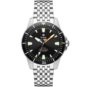 Zodiac ZO3552 Super Sea Wolf Pro - Diver Automatic SS All Black - Watches.com - ZO3552