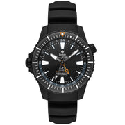 Zodiac ZO3557 Super Sea Wolf Swiss GMT Automatic SS Black - Watches.com - ZO3557