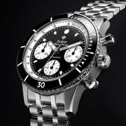 Zodiac ZO3604 Sea - Chron Automatic Black SS - Watches.com - ZO3604