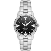 Zodiac ZO9213 Super Sea Wolf 53 Skin Automatic Black SS - Watches.com - ZO9213