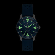 Zodiac ZO9217 Super Sea Wolf Skin Automatic Blue - Watches.com - ZO9217