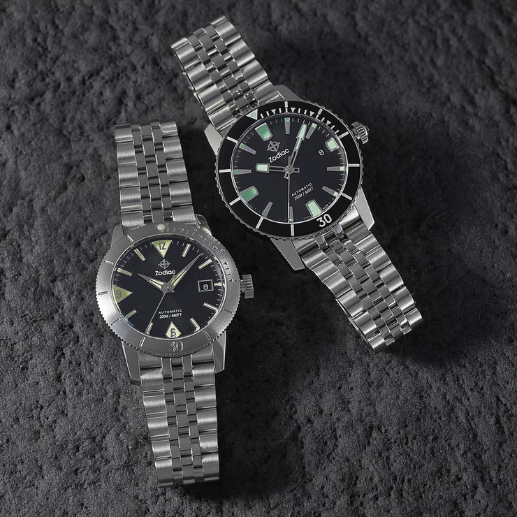 Zodiac ZO9250 Super Sea Wolf 53 Compression Automatic Steel - Watches.com - ZO9250