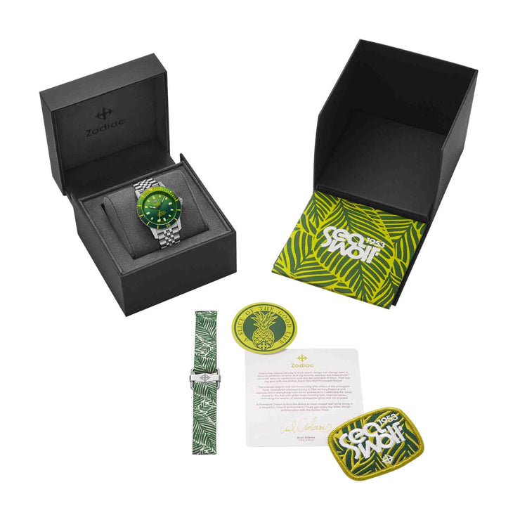 Zodiac ZO9295 Super Sea Wolf Automatic Pineapple Dream - Watches.com - ZO9295