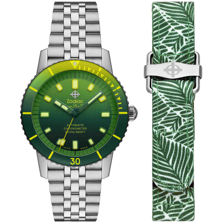 Zodiac ZO9295 Super Sea Wolf Automatic Pineapple Dream - Watches.com - ZO9295