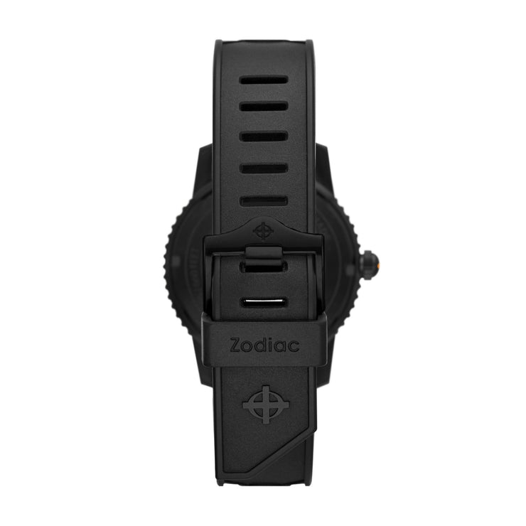 Zodiac ZO9297 Super Sea Wolf Compression Automatic All Black - Watches.com - ZO9297