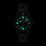 Zodiac ZO9297 Super Sea Wolf Compression Automatic All Black - Watches.com - ZO9297