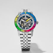 Zodiac ZO9298 Super Sea Wolf Skeleton Automatic Rainbow - Watches.com - ZO9298