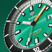 Zodiac ZO9305 Super Sea Wolf Automatic Seafoam - Watches.com - ZO9305