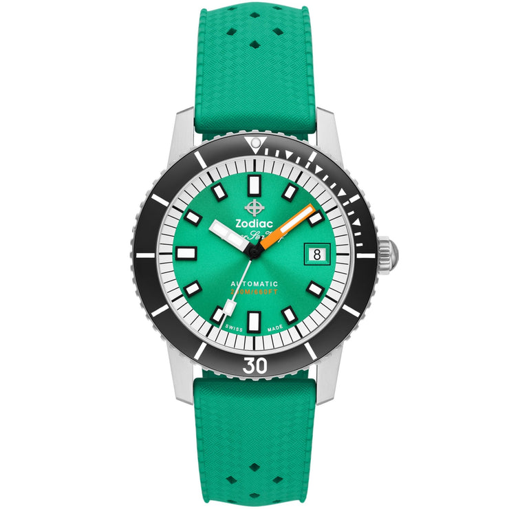 Zodiac ZO9305 Super Sea Wolf Automatic Seafoam - Watches.com - ZO9305