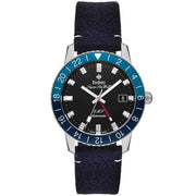 Zodiac ZO9413 Super Sea Wolf Swiss Automatic GMT Blueberry Limited Edition - Watches.com - ZO9413