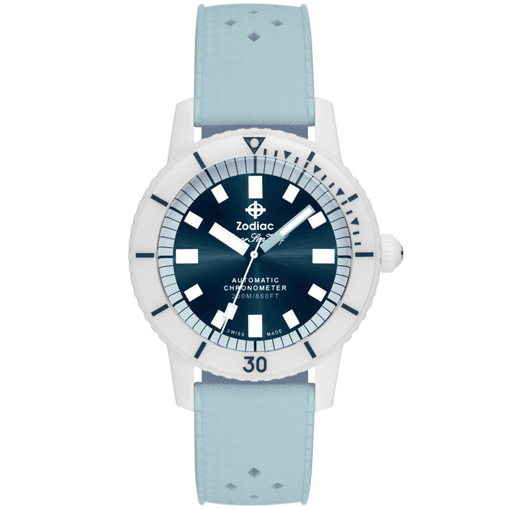 Zodiac ZO9590 Super Sea Wolf Ceramic Swiss Automatic Blue - Watches.com - ZO9590