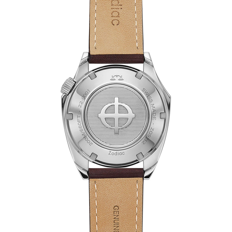 Zodiac ZO9712 Olympos Swiss Automatic Gray - Watches.com - ZO9712