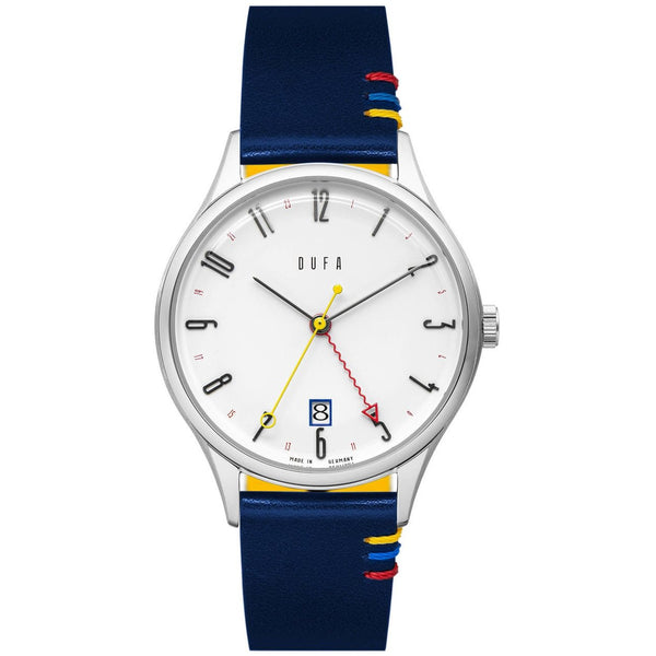 DuFa Weimar Bauhaus 100 Year Anniversary Edition GMT Blue