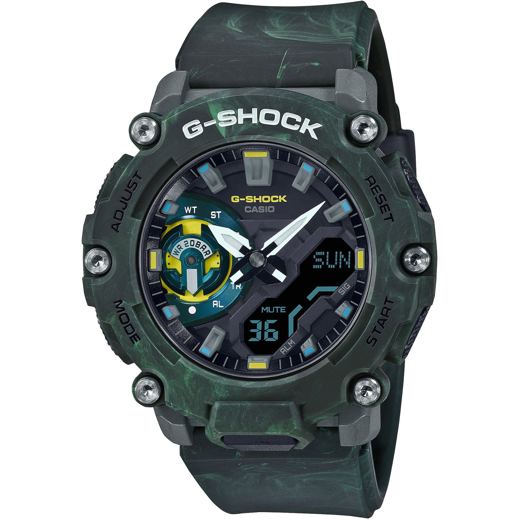 G-Shock GA2200 Mystic Forest Limited Edition Green