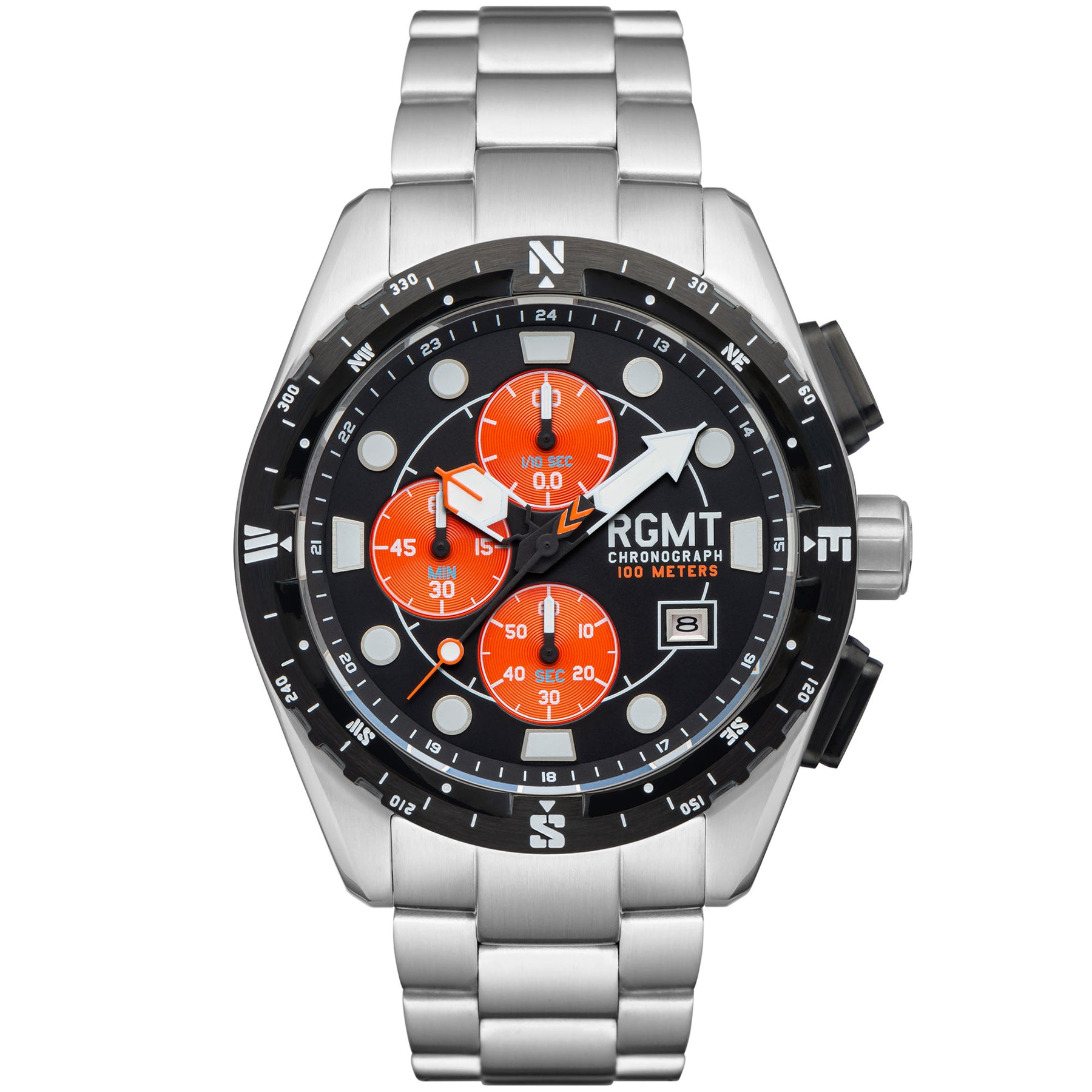 RGMT Surveyor Chronograph Black Orange | Watches.com
