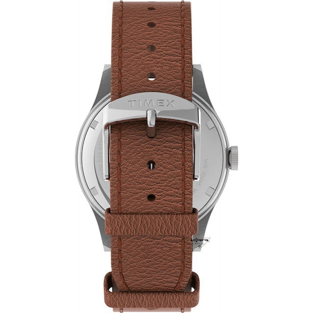 Timex Waterbury Traditional 39mm Blue Brown | Watches.com