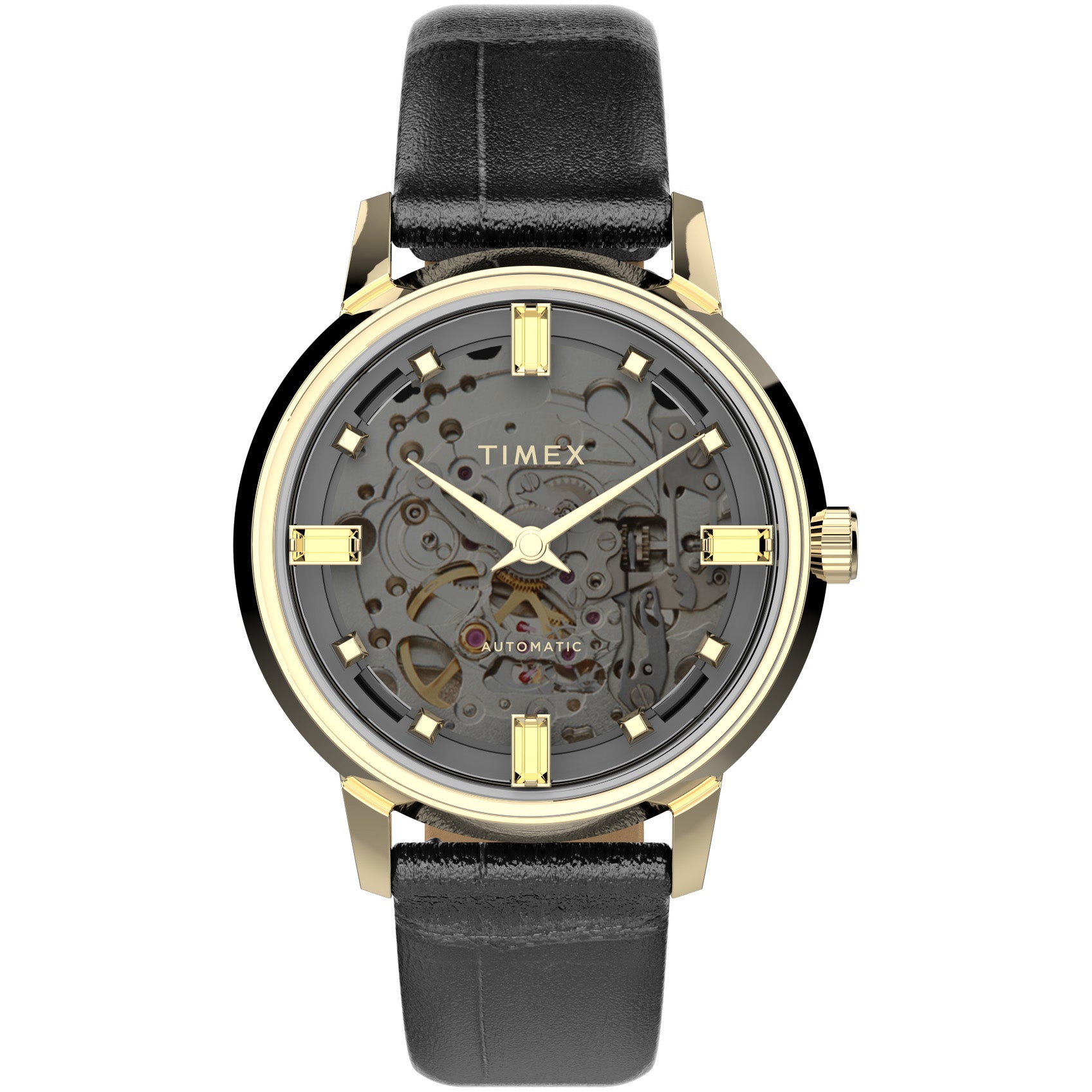 Timex Unveil Automatic 38mm Black Gold