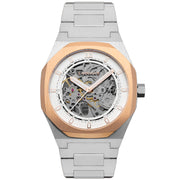 Thomas Earnshaw Drake Skeleton Automatic Silver Rose Gold