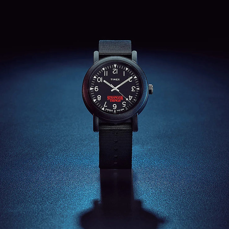 Timex Camper x Stranger Things 40mm Black | Watches.com