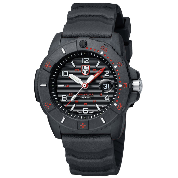 Luminox Swiss 3615 Navy SEAL Black Red | Watches.com
