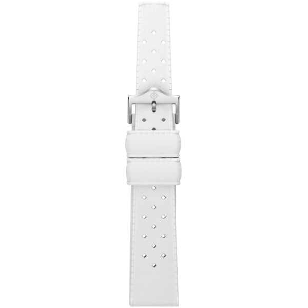 Zodiac 20mm White Rubber Strap | Watches.com