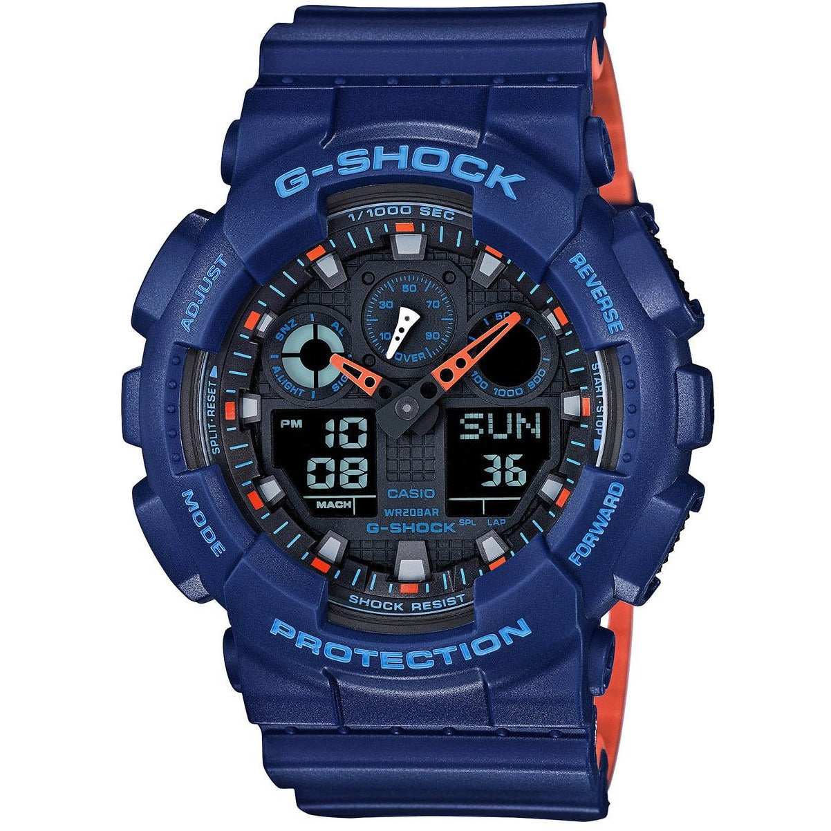 criticus Of later amusement G-Shock GA-100 Military Series Navy | Watches.com