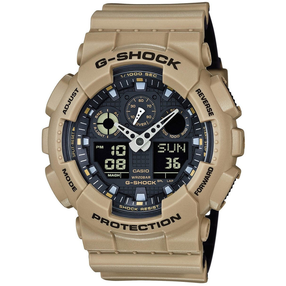 Ronde Fysica leren G-Shock GA-100 Military Series Sand | Watches.com