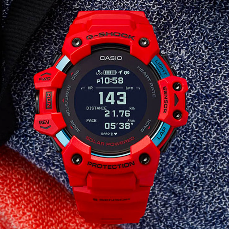 G-Shock GBDH1000 Heart-Rate Monitor Smartwatch All Red | Watches.com