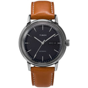 Timex Marlin 40mm Automatic Blue Brown | Watches.com