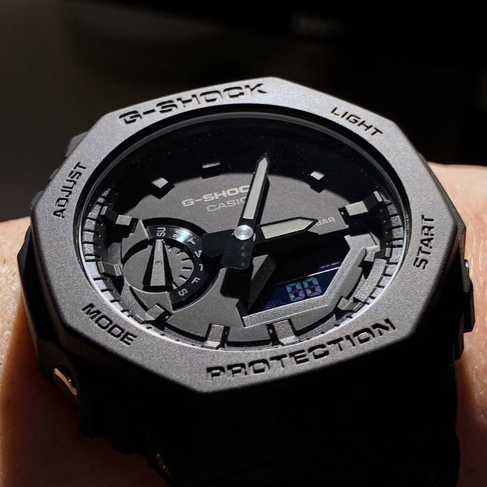 G-Shock GA2100 G-Carbon Ana-Digi Blackout | Watches.com