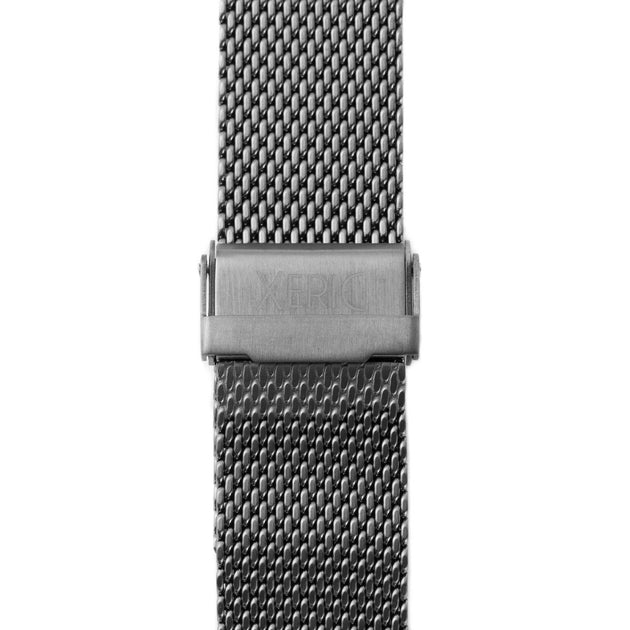 Xeric 24mm Gunmetal Mesh Strap | Watches.com